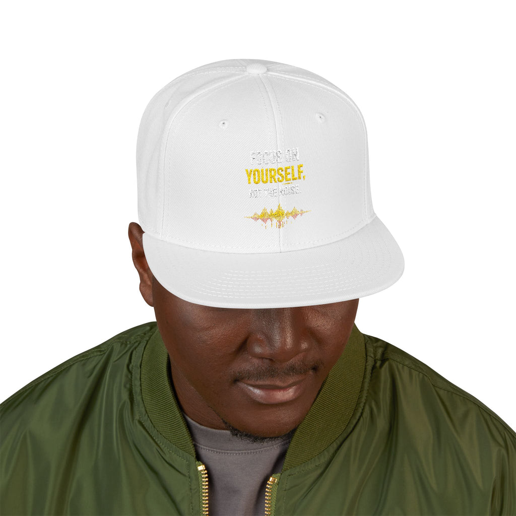 Embroidered Motivational Snapback Hat - 'Focus on Progress' Streetwear Cap