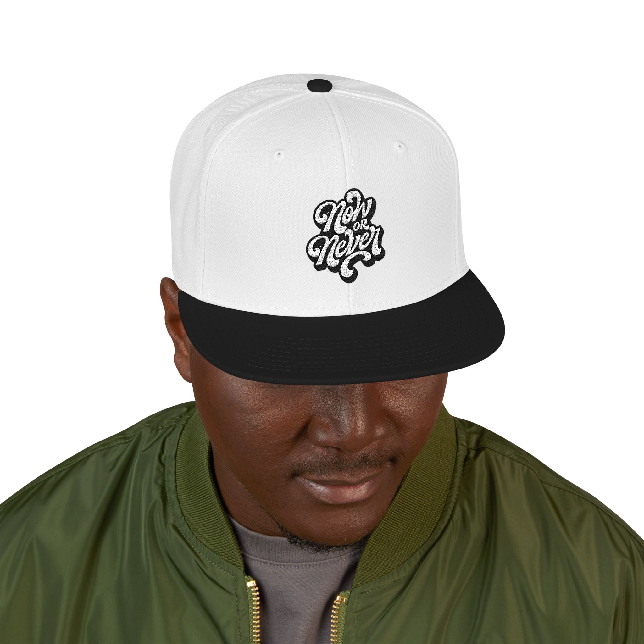 Embroidered Paw Print Snapback Hat — Streetwear Baseball Cap
