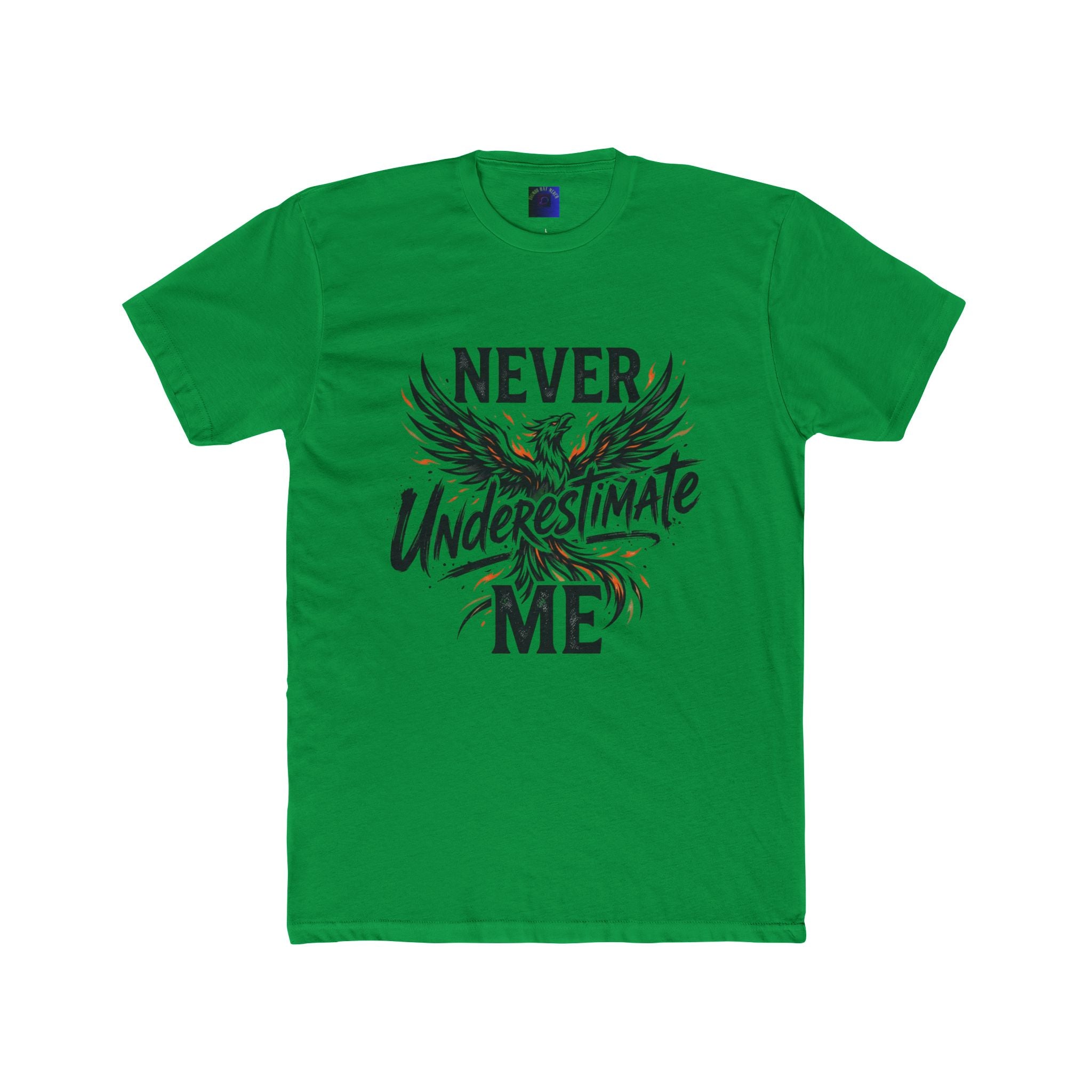 Never Underestimate Me Tee — Empowering Eagle Graphic T-Shirt