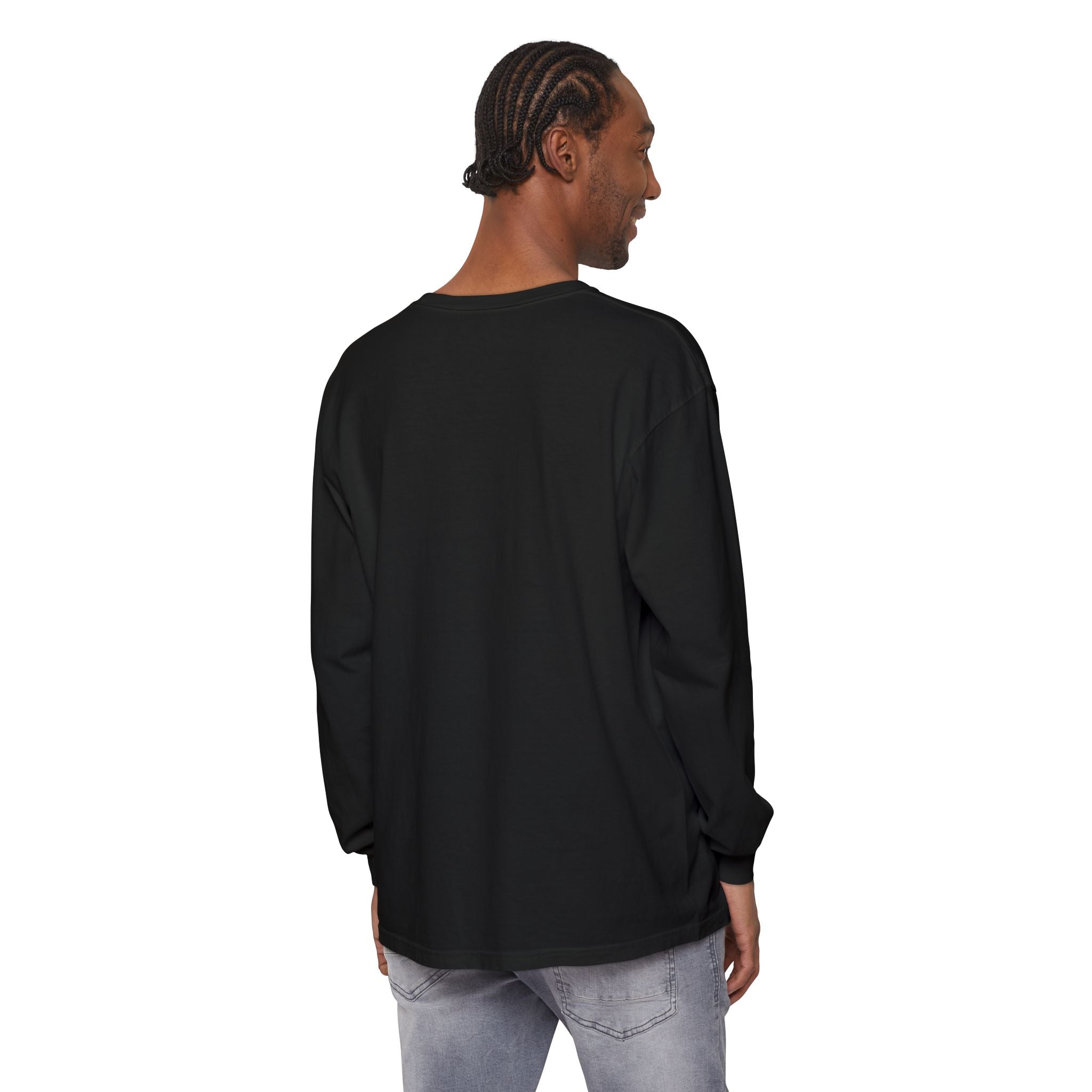Bold Statement Long Sleeve T-Shirt – Casual Wear, Streetwear Style, Gift for Friends, Graphic Tee, Unisex Fashion