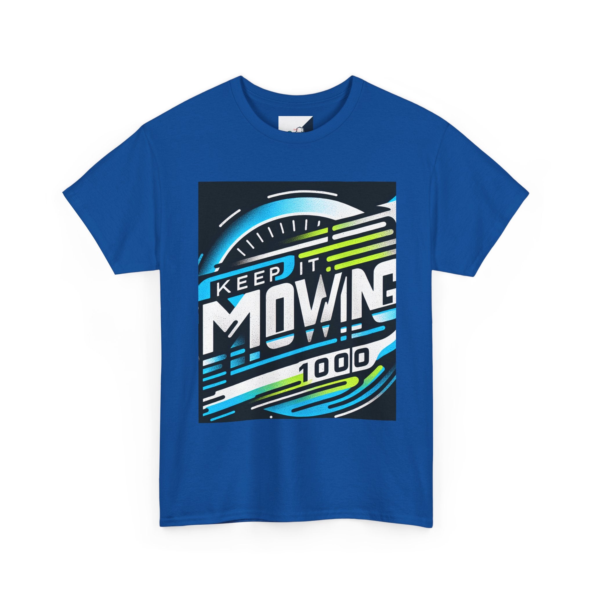 Keep It Moving Unisex Heavy Cotton Tee | Motivational Graphic Shirt for Fitness Lovers, Casual Wear, Gift Idea, Workout Apparel, Team Spirit