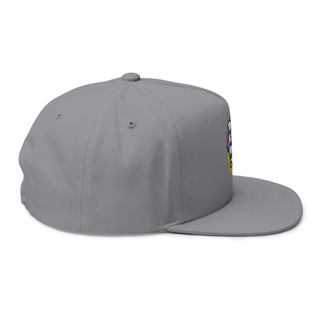 Flat Bill Cap — Embroidered "Be Authentic, Be You, Stay True" Snapback