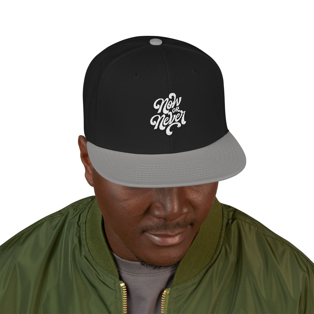 Embroidered Paw Print Snapback Hat — Streetwear Baseball Cap