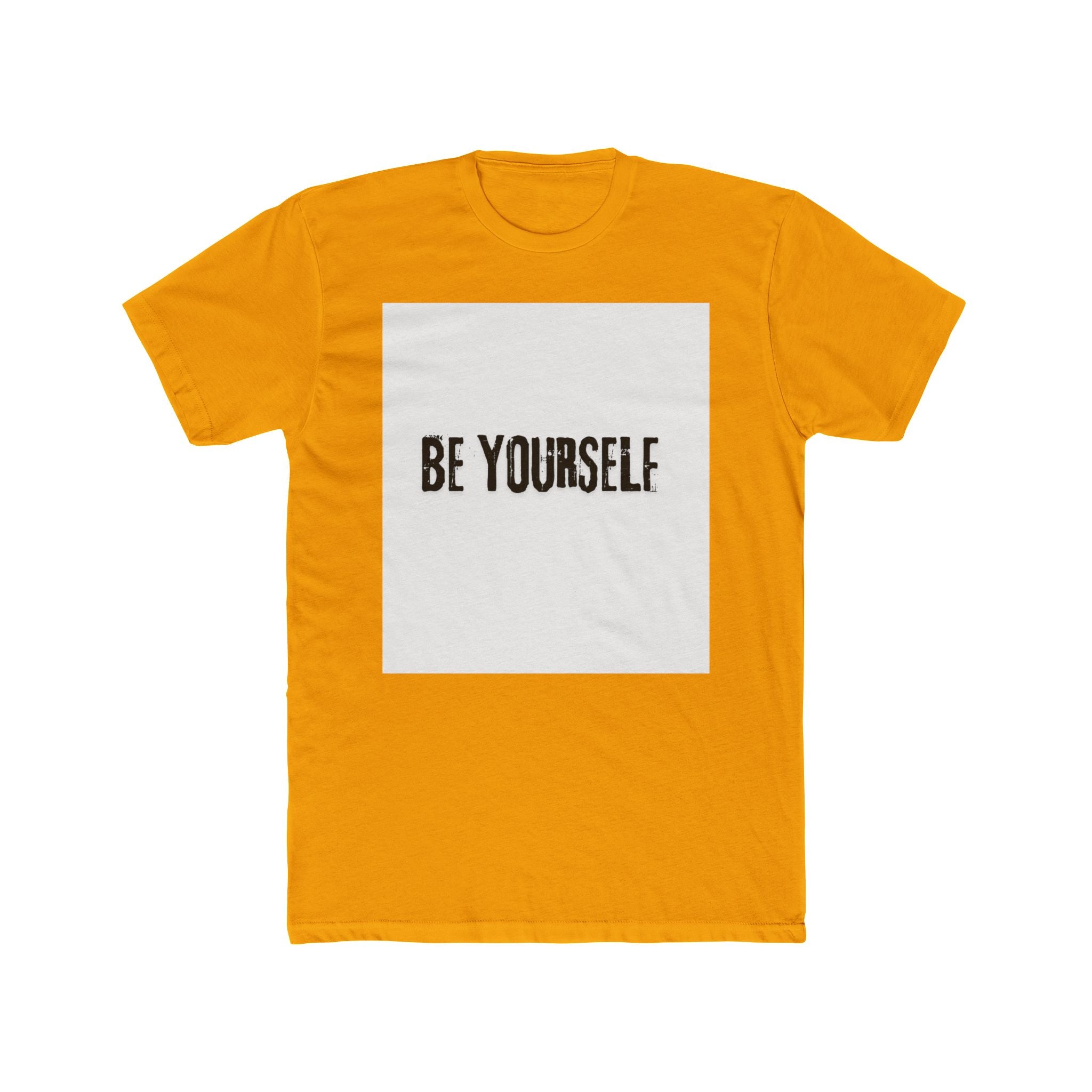 Be Yourself Unisex Cotton Crew Tee, Casual T-Shirt, Inspirational Gift, Everyday Wear, Self-Expression, Friendship Tees