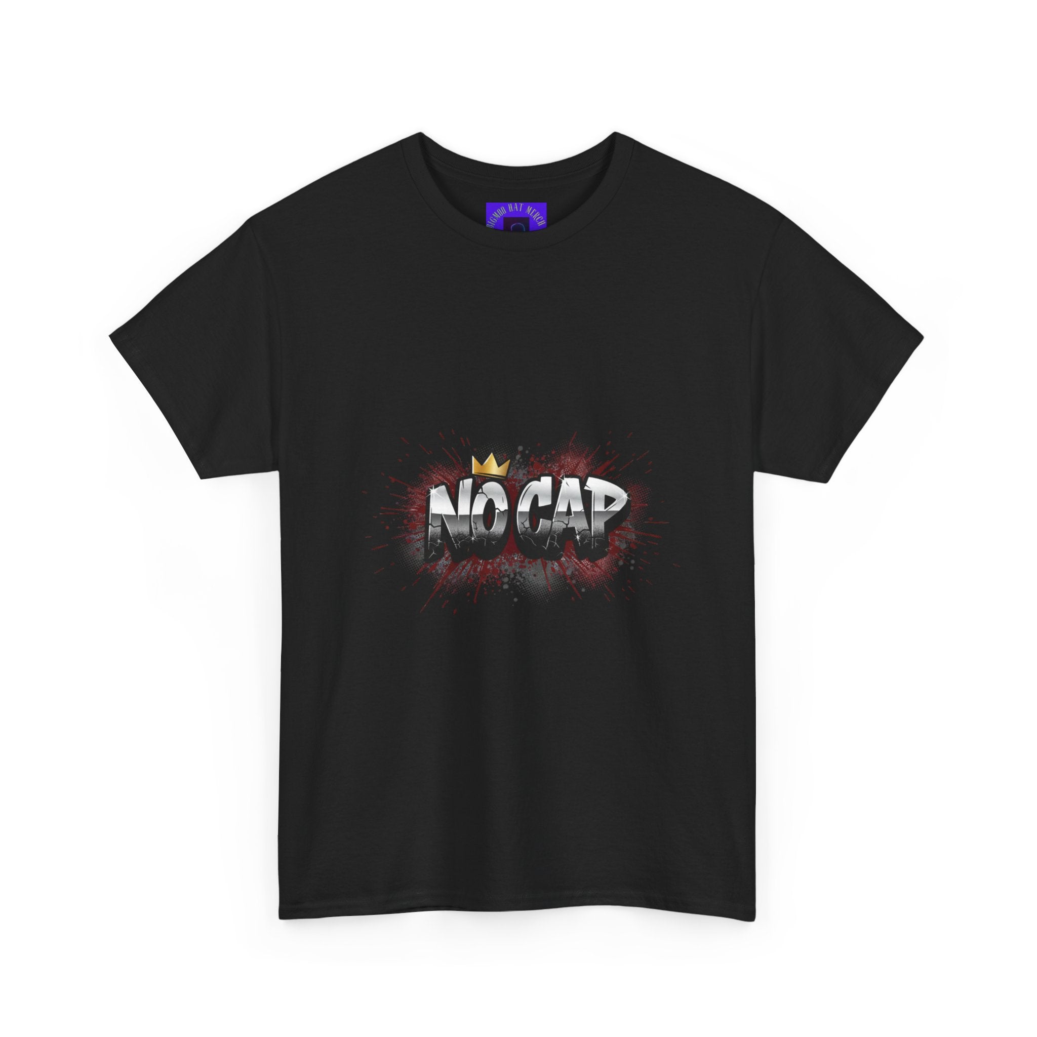 No Cap T-Shirt — Urban Graffiti Streetwear Tee