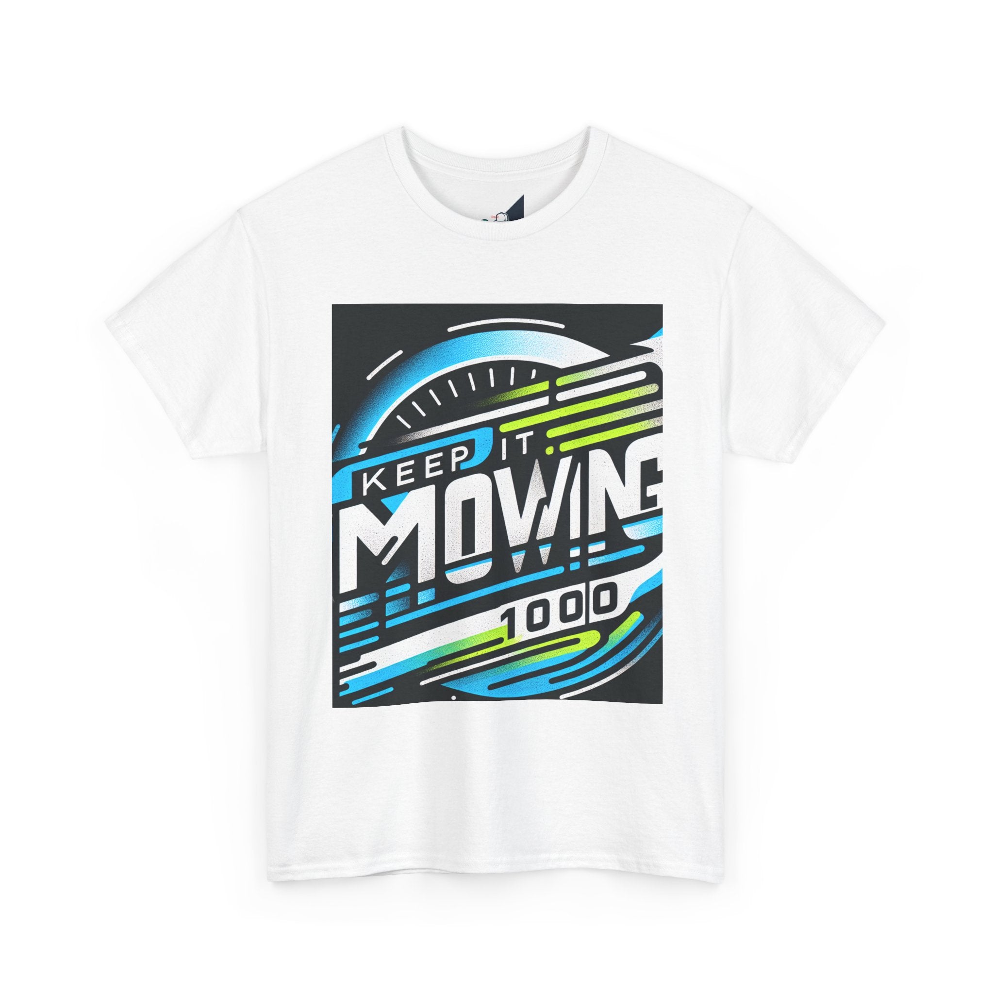 Keep It Moving Unisex Heavy Cotton Tee | Motivational Graphic Shirt for Fitness Lovers, Casual Wear, Gift Idea, Workout Apparel, Team Spirit