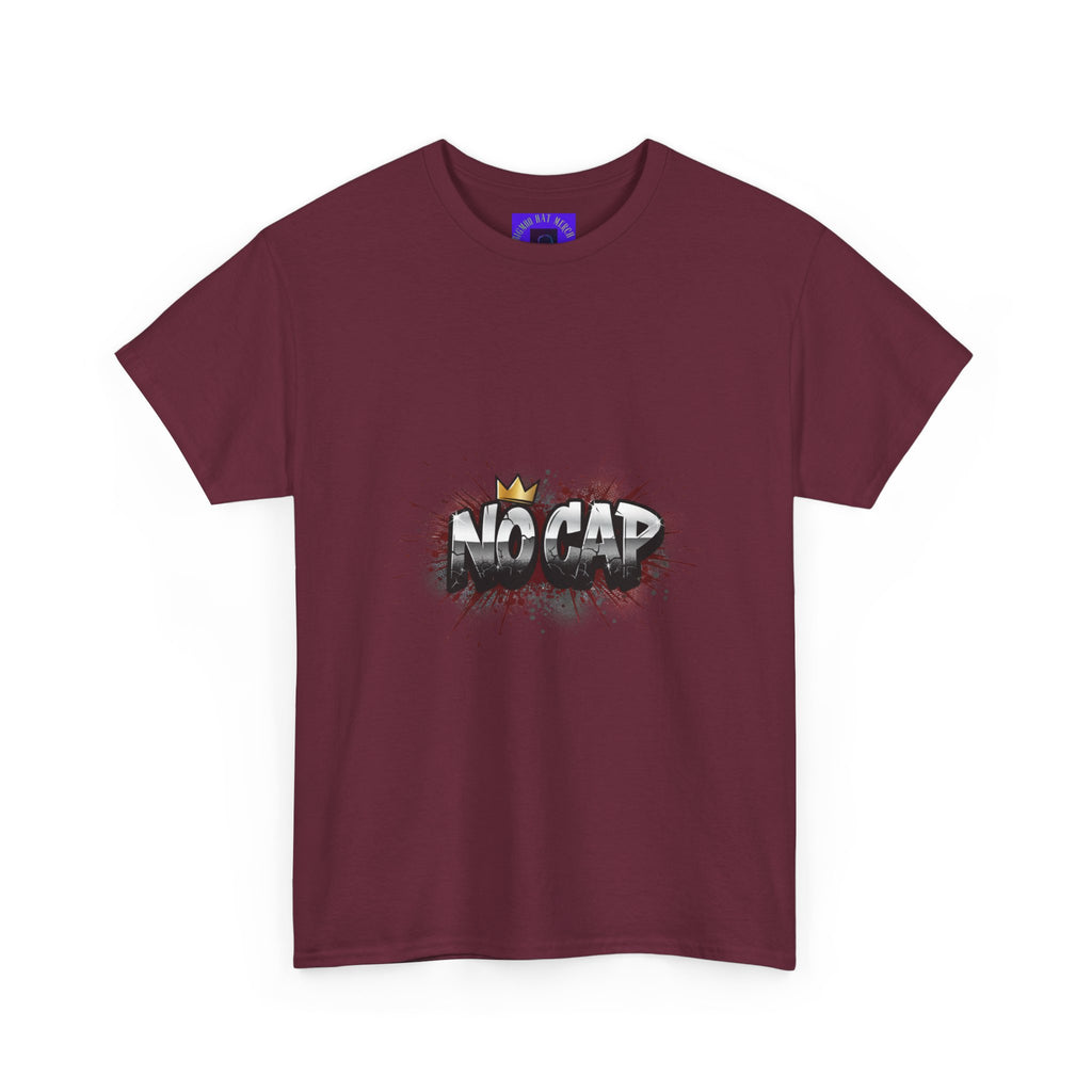 No Cap T-Shirt — Urban Graffiti Streetwear Tee