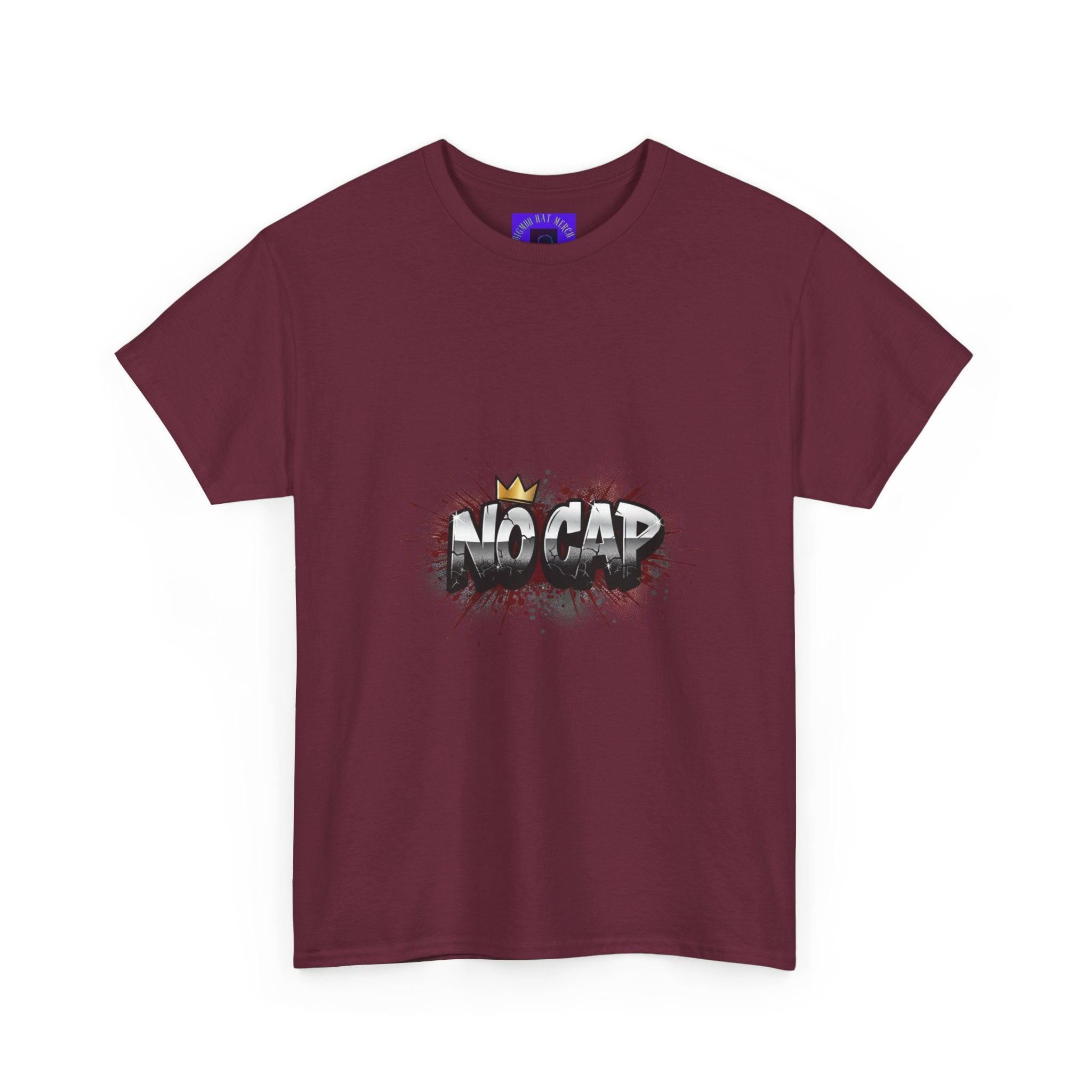 No Cap T-Shirt — Urban Graffiti Streetwear Tee