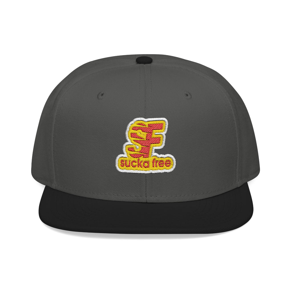 Embroidered Floral Letter 'E' Snapback Hat — Floral Initial Cap