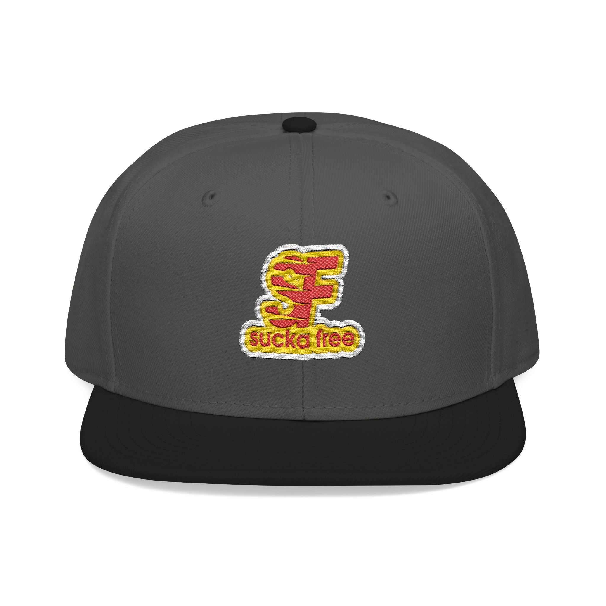 Embroidered Floral Letter 'E' Snapback Hat — Floral Initial Cap