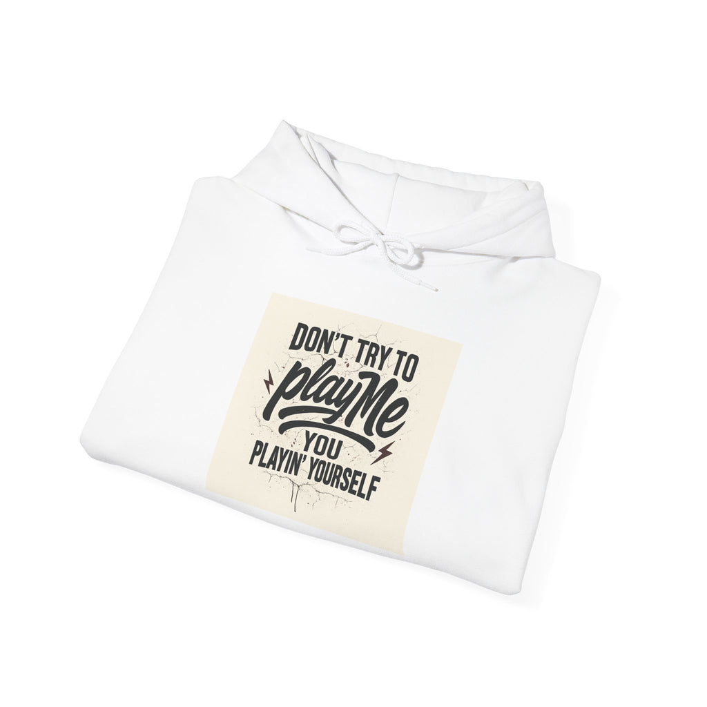 Playful Statement Hoodie | Unisex Heavy Blend Sweatshirt | Casual Fashion, Gift for Friends, Everyday Wear, Motivational Apparel