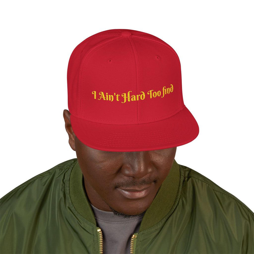 Stylish Snapback Hat - 'Work Hard Too' Embroidered Cap, Casual Streetwear, Gifts for Him/Her, Sportswear, Summer Accessory