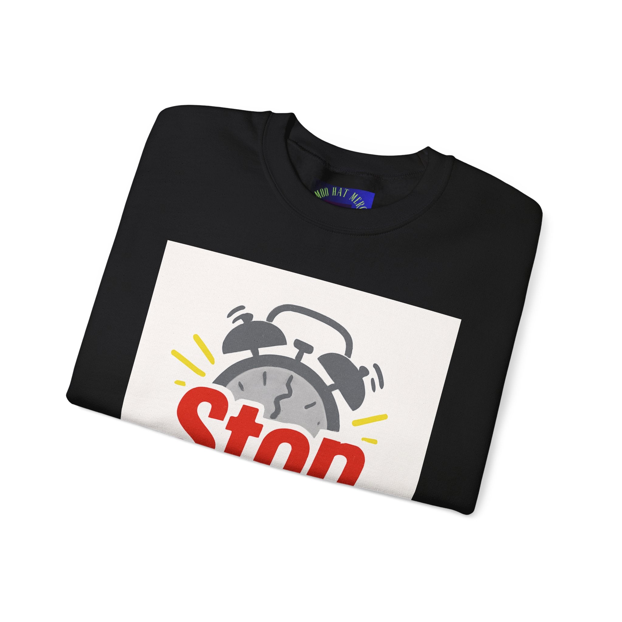 Motivational Crewneck Sweatshirt: Stop Procrastinating, Cozy Gift for Students, Casual Wear, Quarantine Comfort, Relaxed Fit