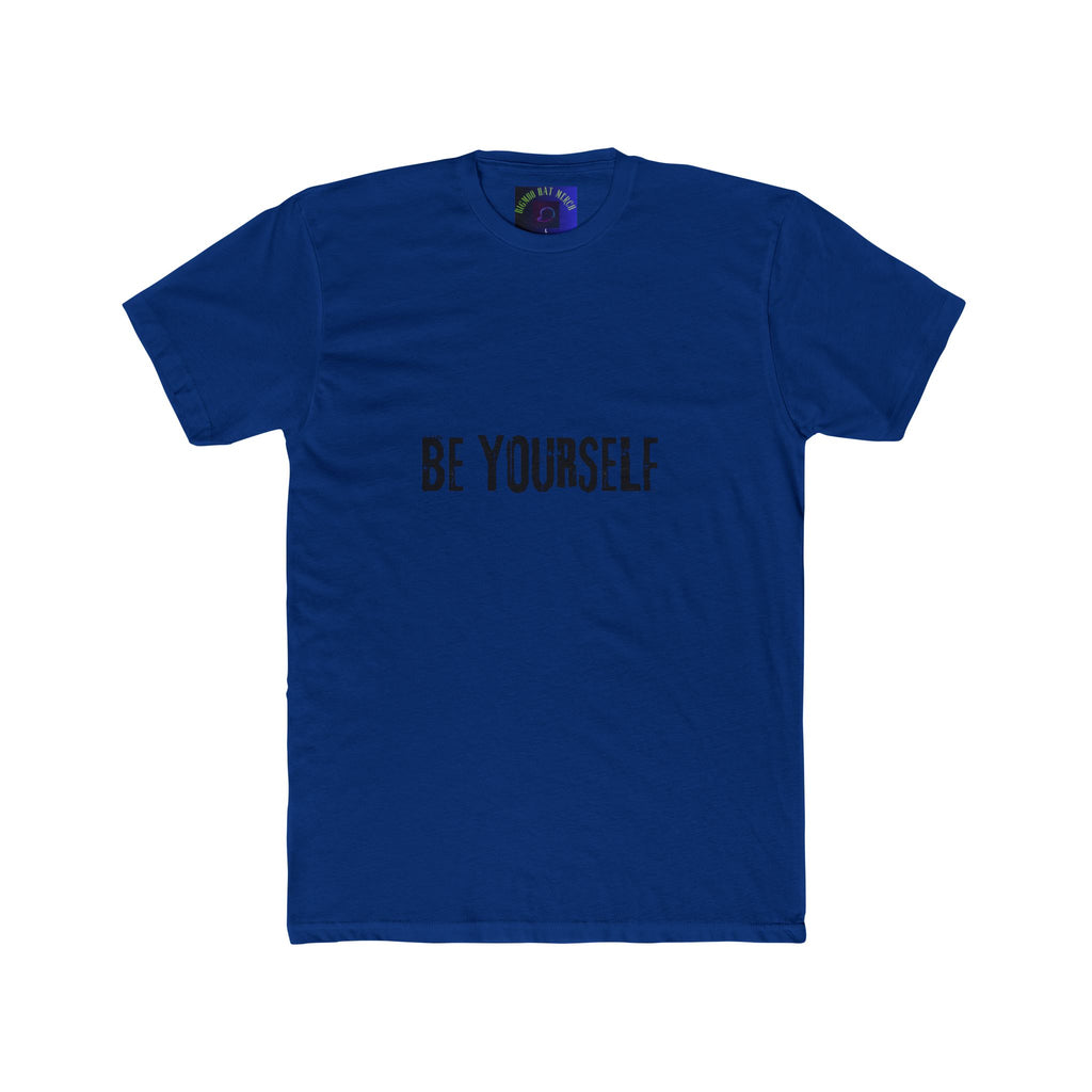 Be Yourself Unisex Cotton Crew Tee, Casual T-Shirt, Inspirational Gift, Everyday Wear, Self-Expression, Friendship Tees