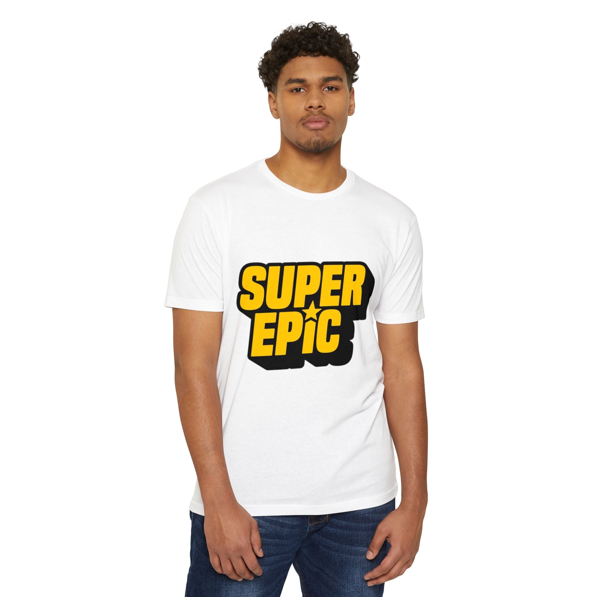Super Epic T-Shirt — Bold Yellow Graphic Tee