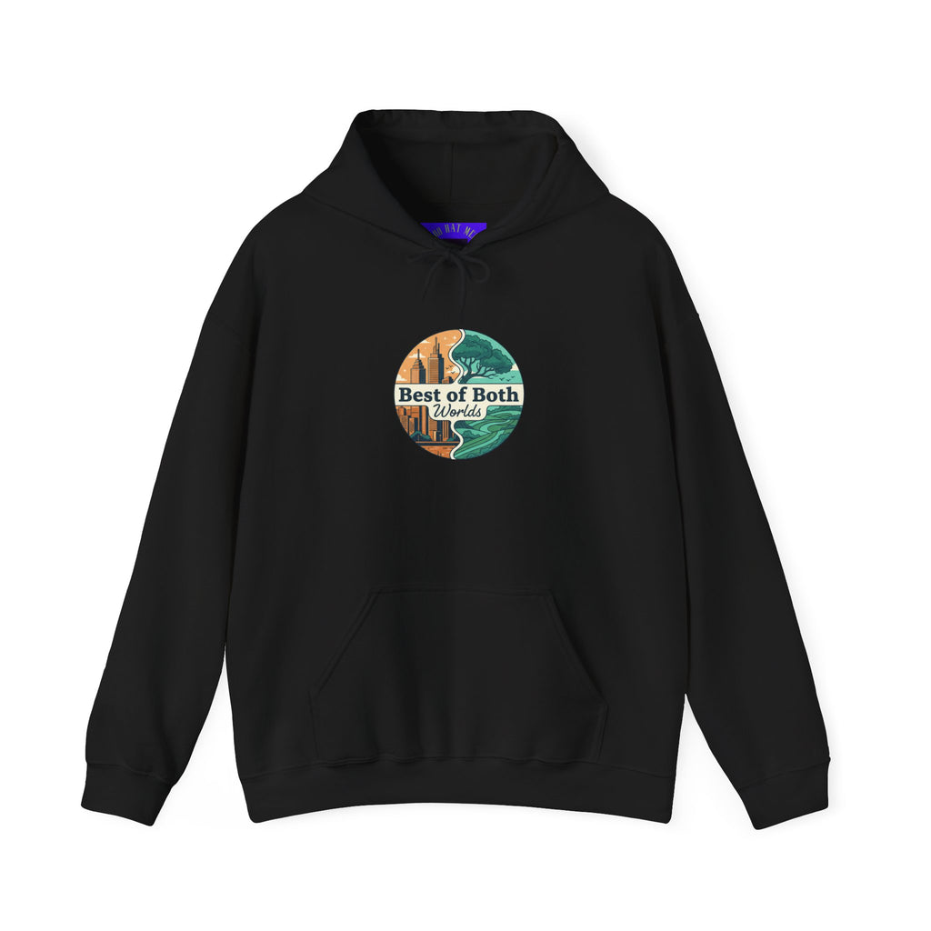 Three-Panel Fleece Hoodie