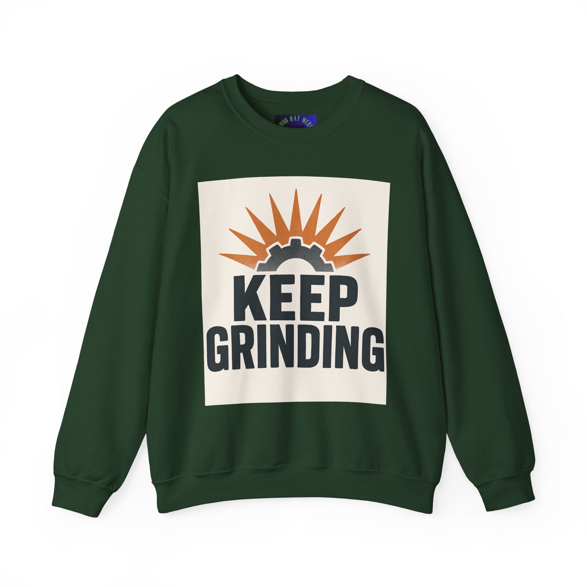 Keep Grinding Sweatshirt — Motivational Crewneck for Hustle & Gym Enthusiasts