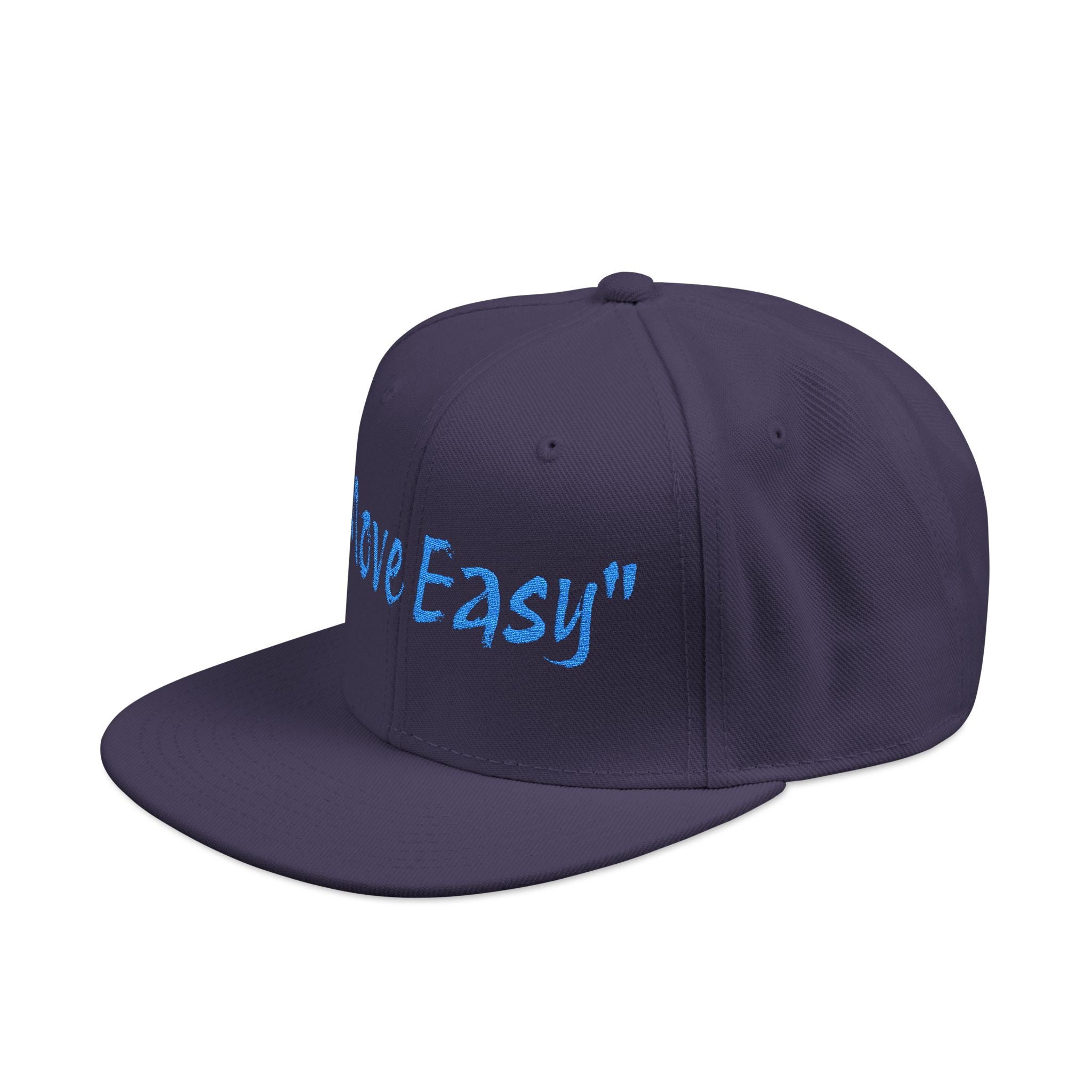 Stylish Snapback Cap - "Move Easy" Embroidered Design, Casual Hat, Streetwear Accessory, Gift for Him/Her, Everyday Wear