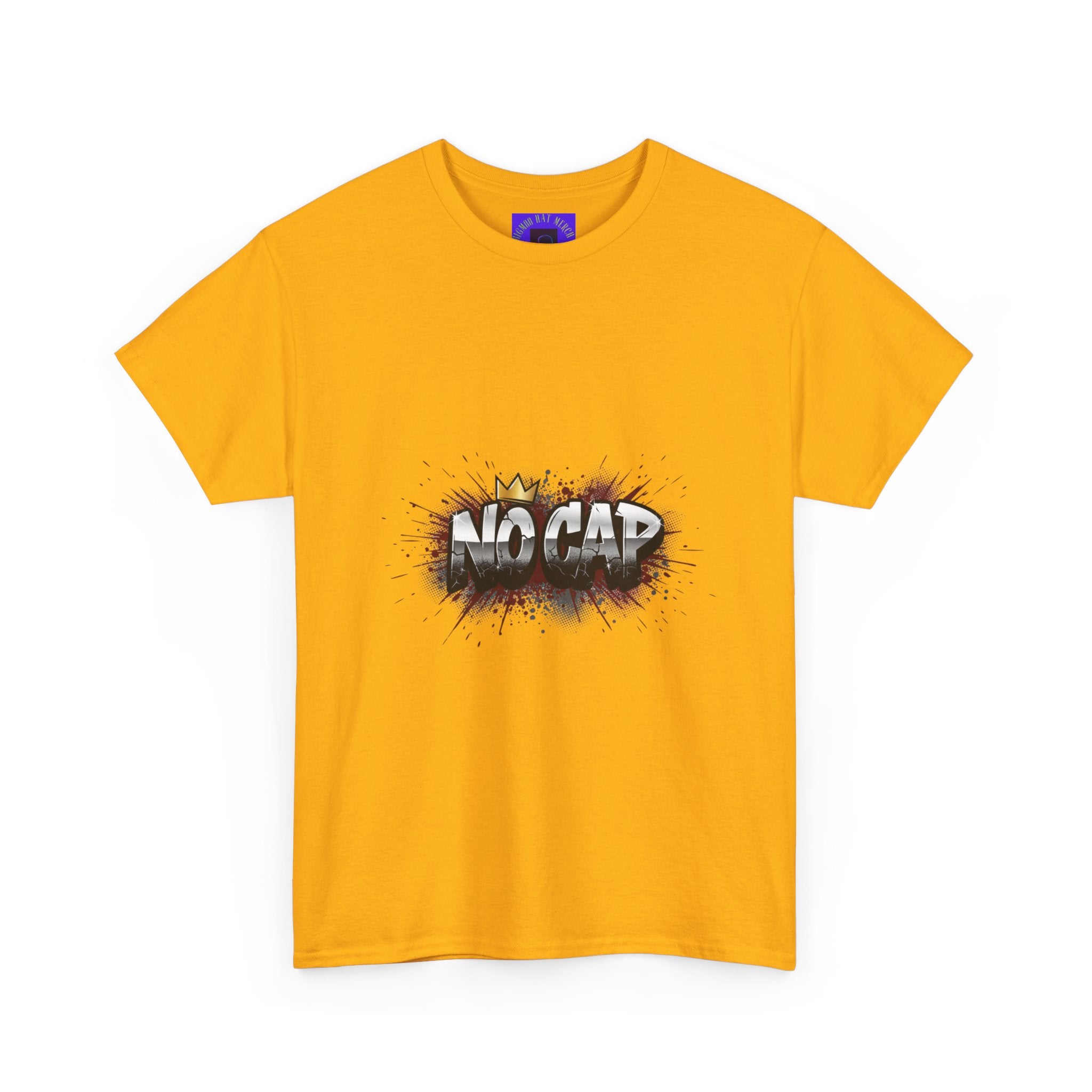 No Cap T-Shirt — Urban Graffiti Streetwear Tee