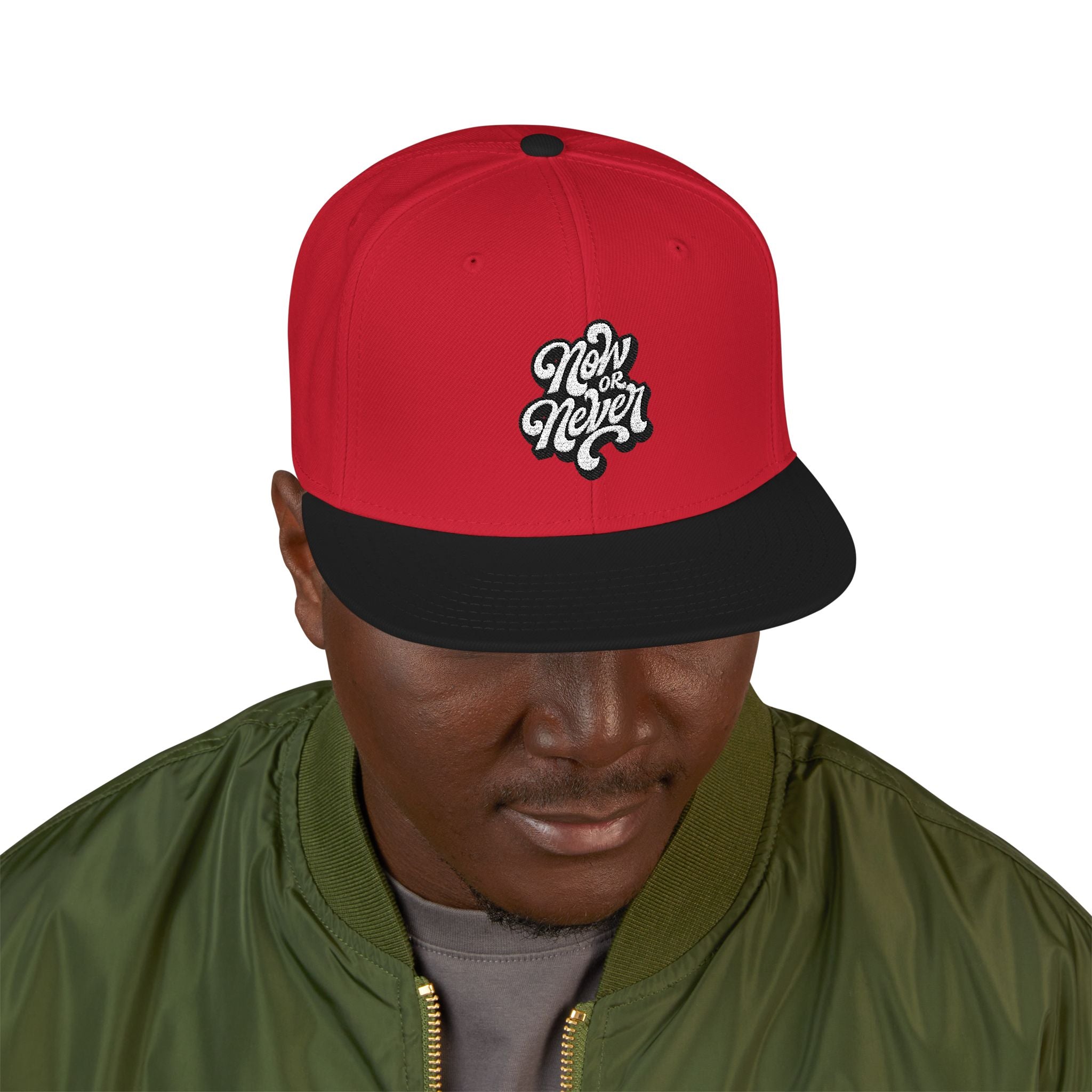 Embroidered Paw Print Snapback Hat — Streetwear Baseball Cap