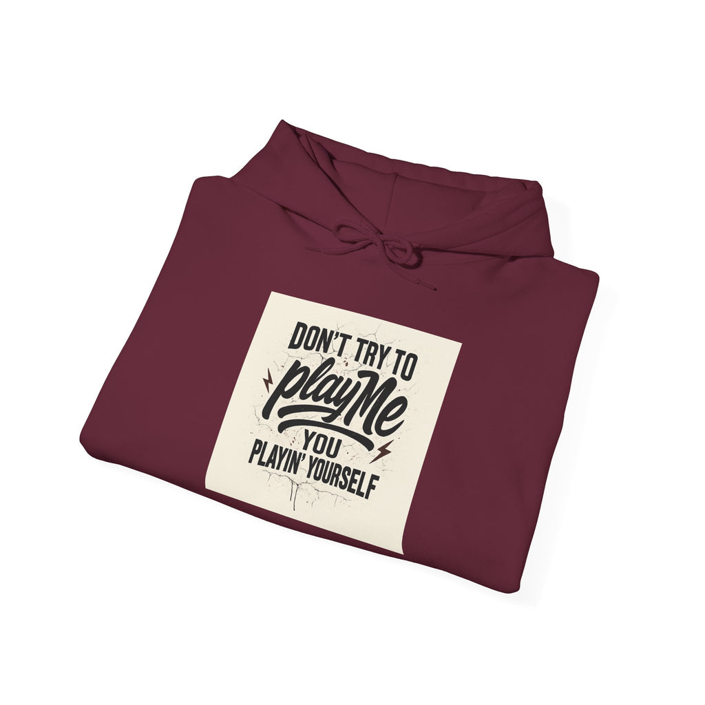Playful Statement Hoodie | Unisex Heavy Blend Sweatshirt | Casual Fashion, Gift for Friends, Everyday Wear, Motivational Apparel