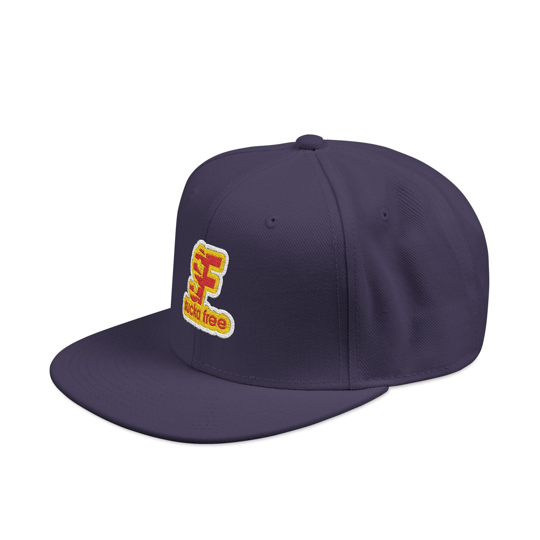 Embroidered Floral Letter 'E' Snapback Hat — Floral Initial Cap