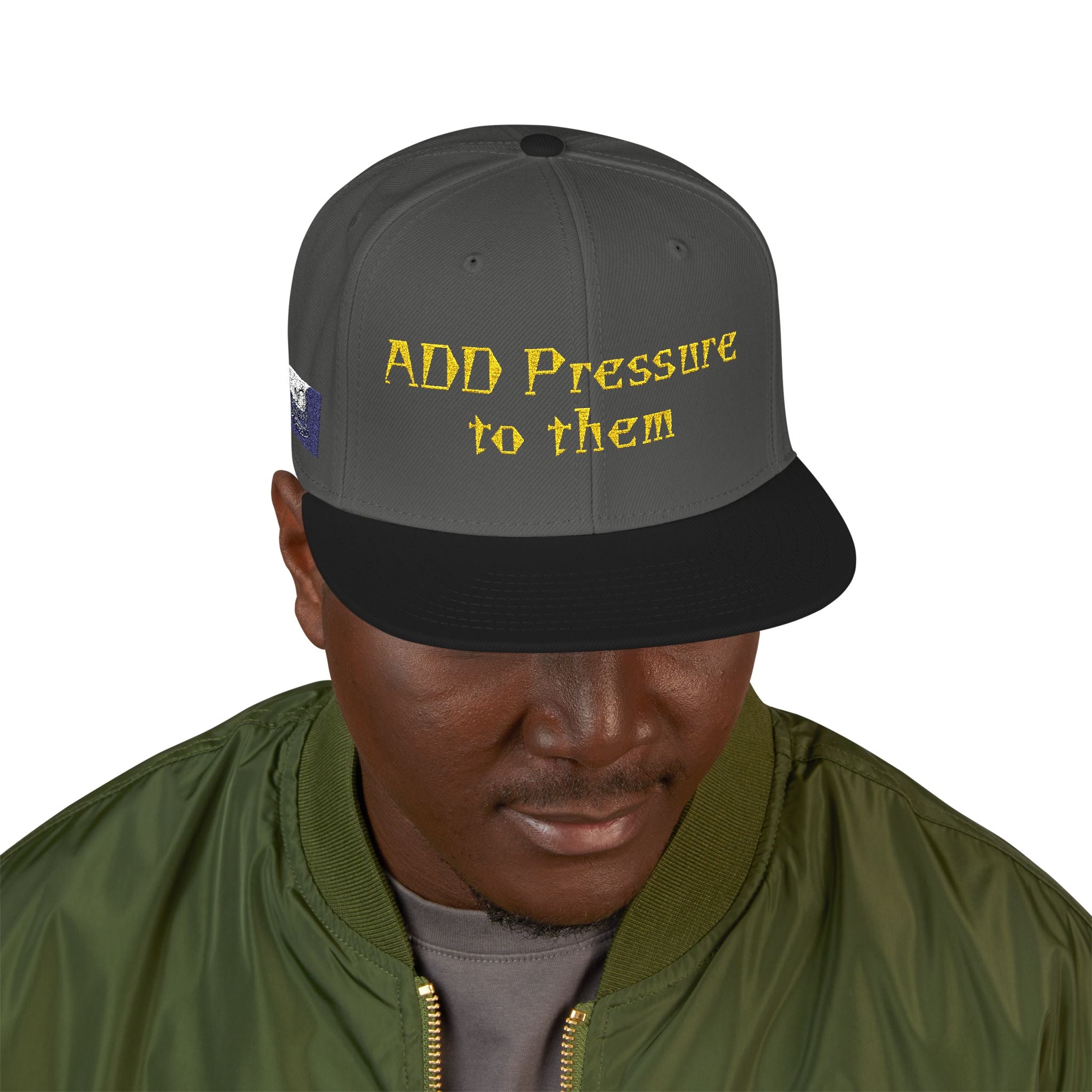 Embroidered Snapback Hat - Stylish Accessory, Cool Streetwear, Gift for Friends, Casual Wear, Trendy Cap