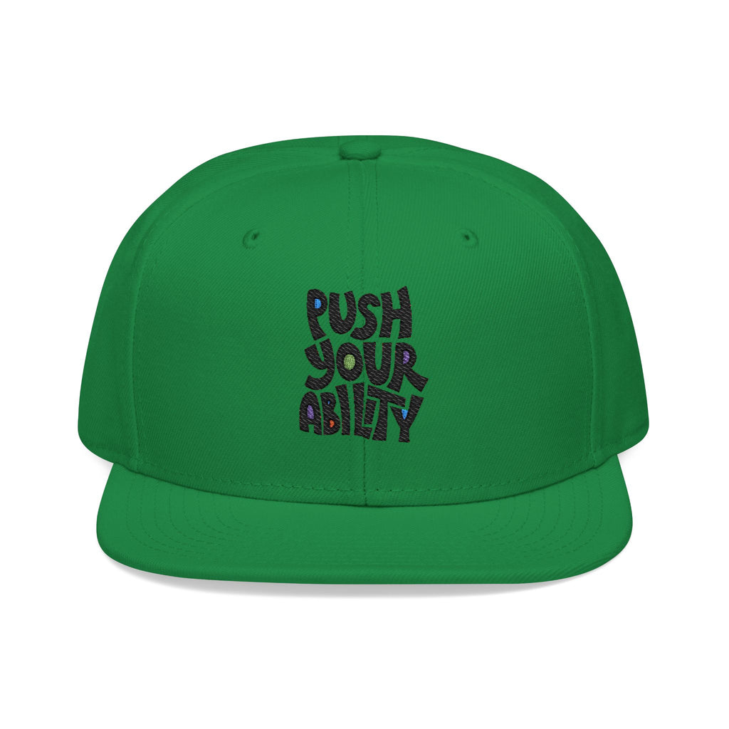 Embroidered ‘Boss Up’ Snapback Hat — Gray/Black Streetwear Cap
