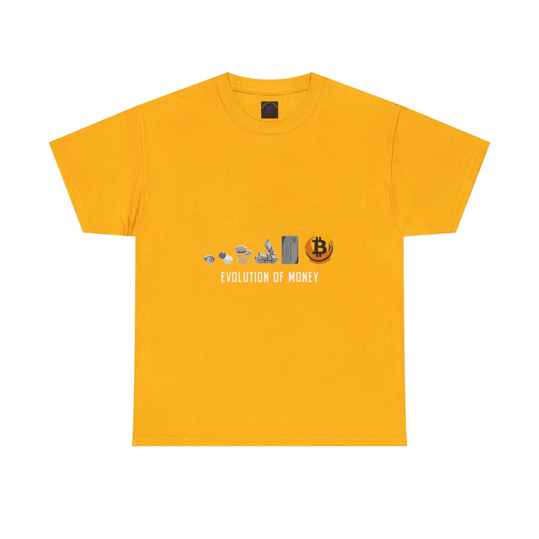 Bitcoin Evolution Tee — Cryptocurrency Mining Progress Graphic T‑Shirt