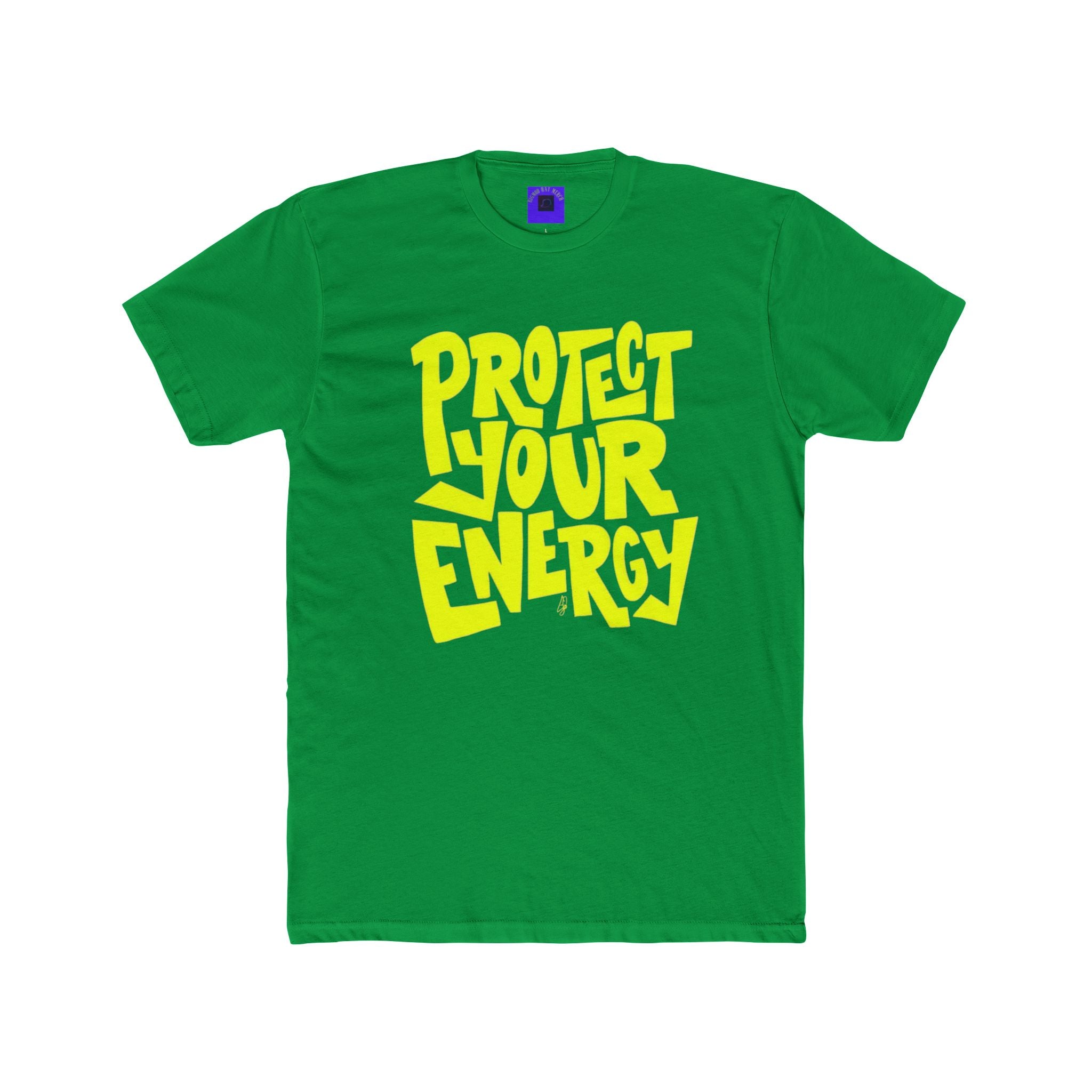 Protect Your Energy T‑Shirt — Neon Yellow Graphic Tee