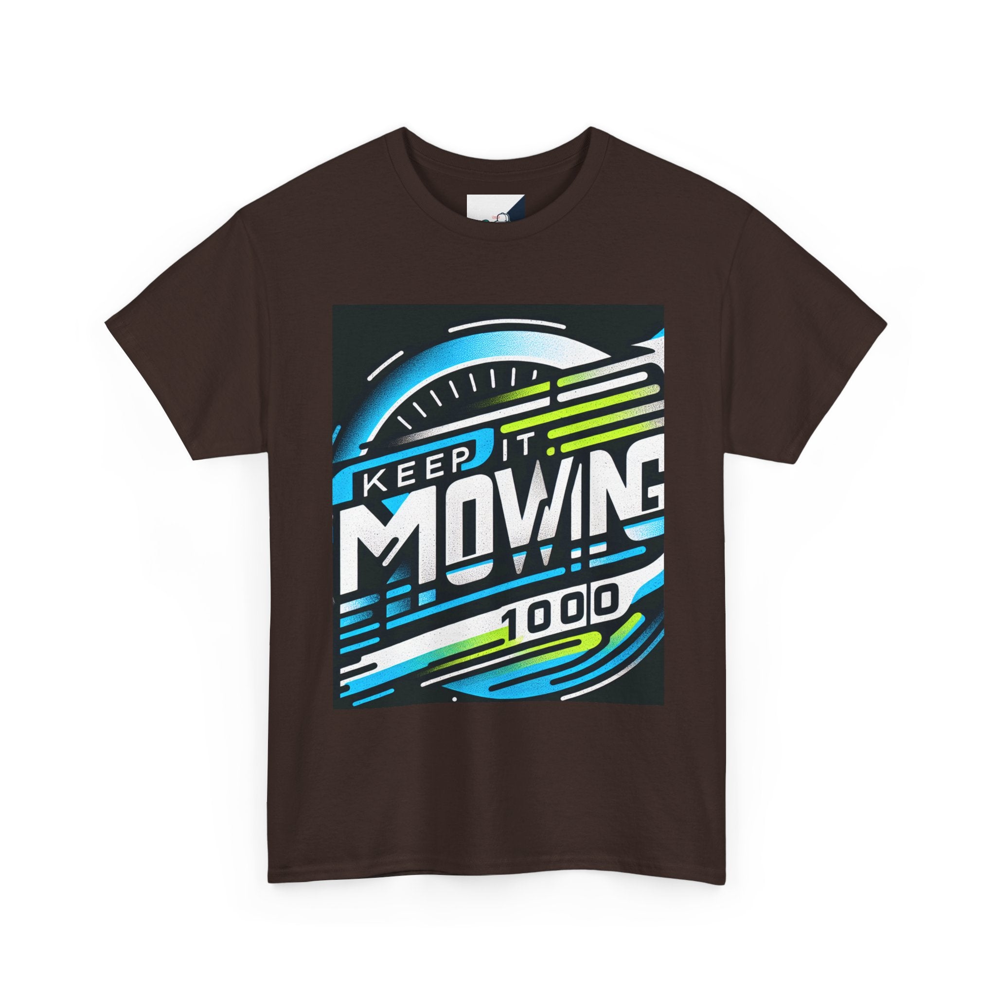 Keep It Moving Unisex Heavy Cotton Tee | Motivational Graphic Shirt for Fitness Lovers, Casual Wear, Gift Idea, Workout Apparel, Team Spirit