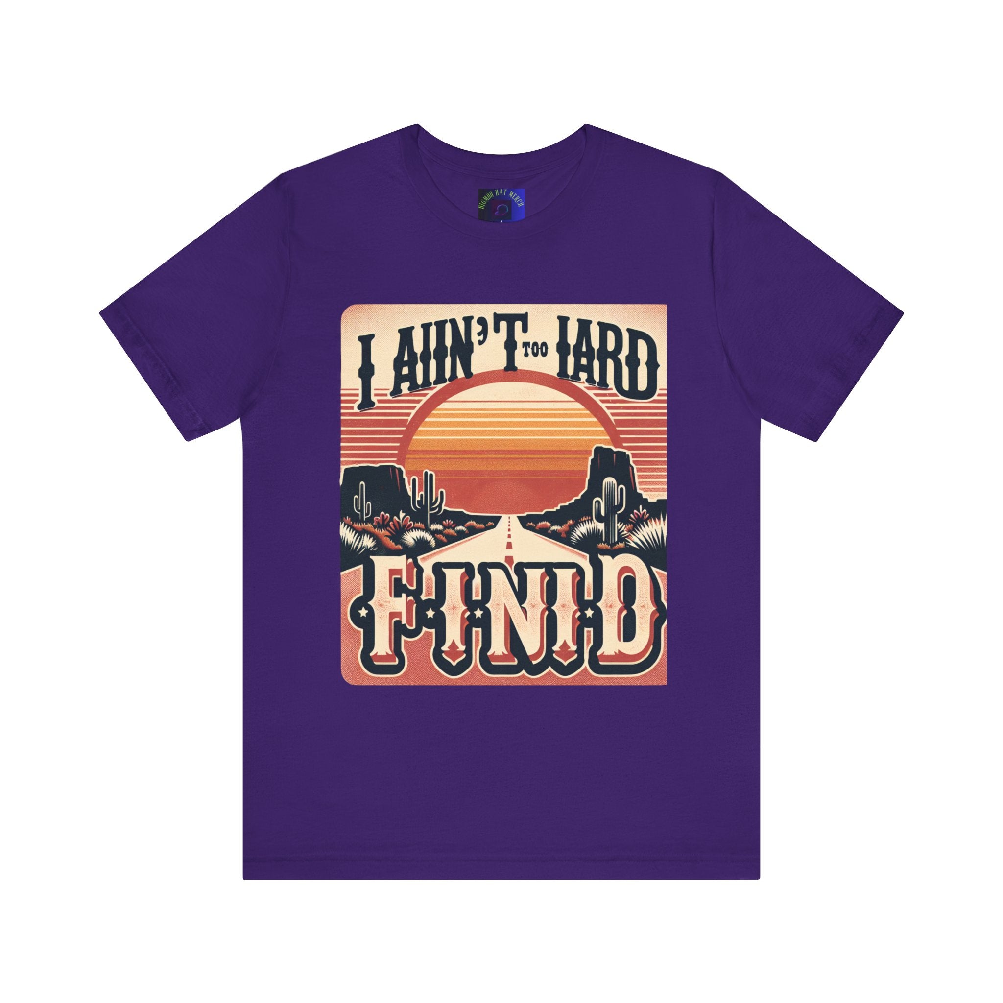 Retro Sunset Unisex Tee - "I Ain't Too Hard to Find" | Casual Wear, Gift for Him, Gift for Her, Vintage T-Shirt, Summer Fashion