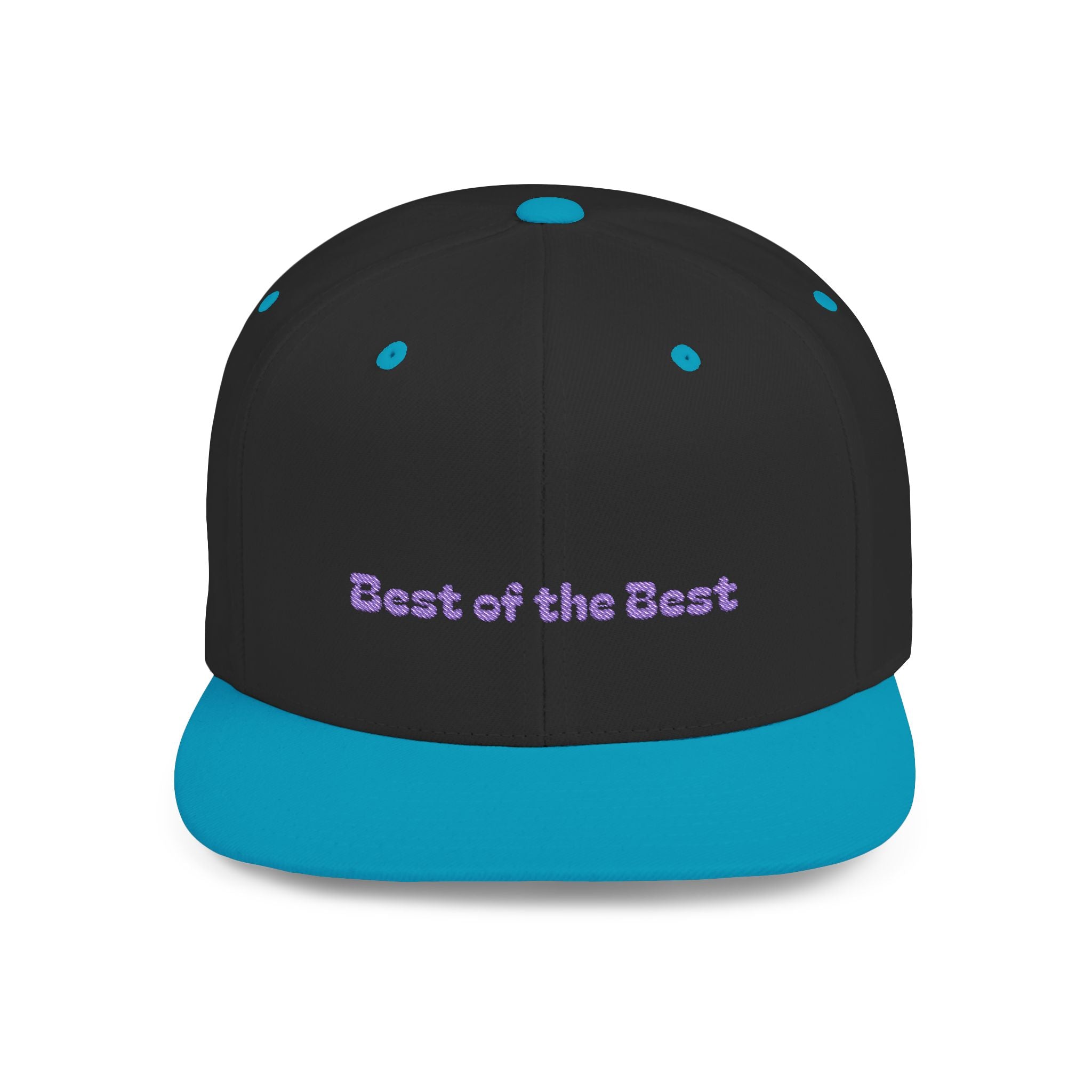 Best of the Best Flat Bill Snapback Cap, Cool Hat for Teens, Gift for Dad, Streetwear Accessories, Urban Style, Stylish Casual Wear
