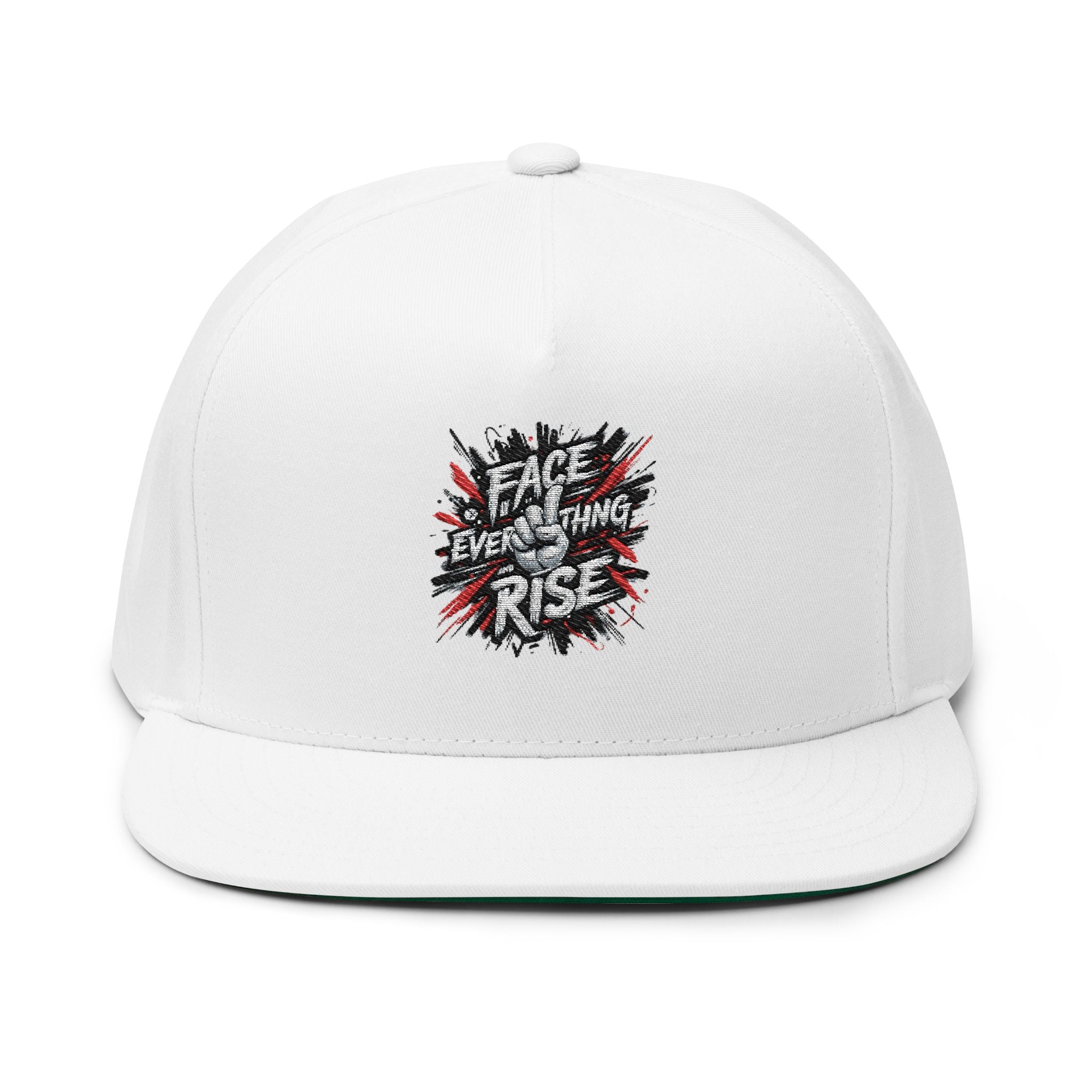 Flat Bill Cap (Embroidery)