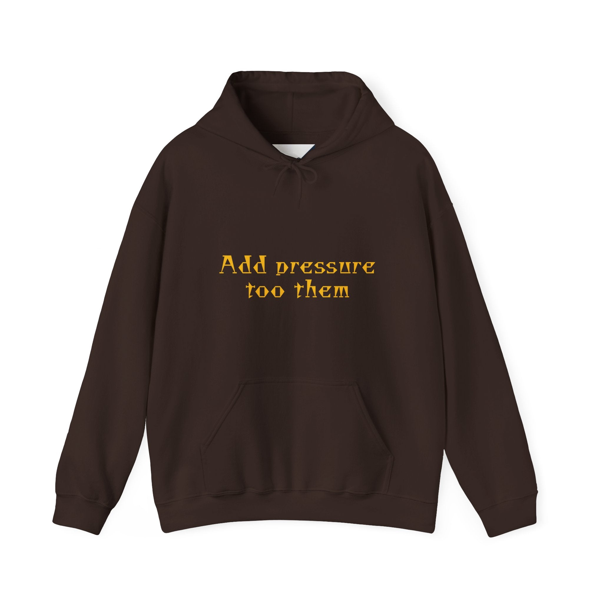 Inspirational Hoodie: "Add Pressure Too Them" Unisex Heavy Blend Hooded Sweatshirt, Cozy Gift for Friends, Motivational Wear, Casual [...]