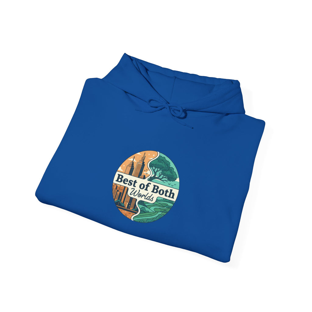 Three-Panel Fleece Hoodie