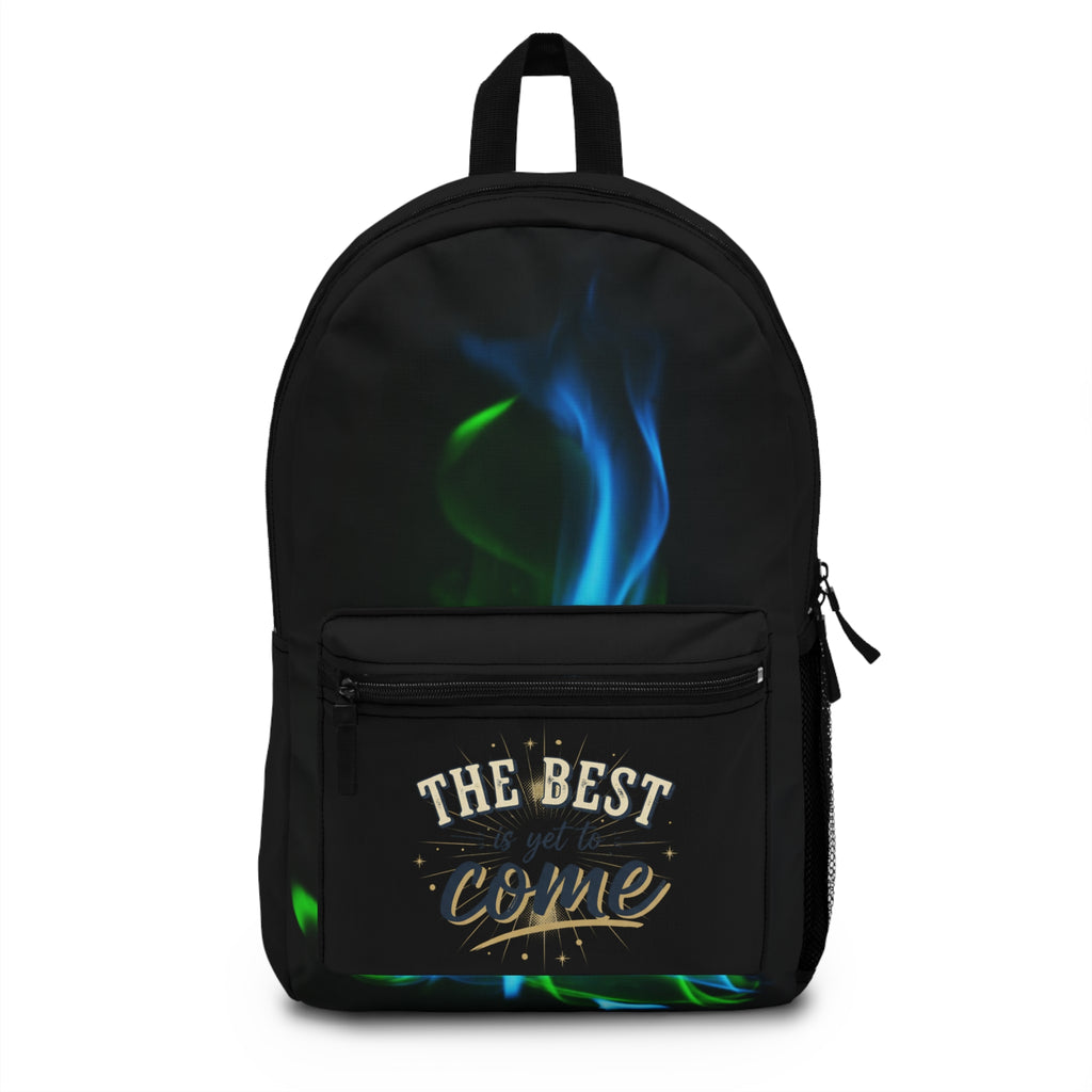 Inspirational "The Best Is Yet to Come" Backpack — Motivational School & Travel Bag