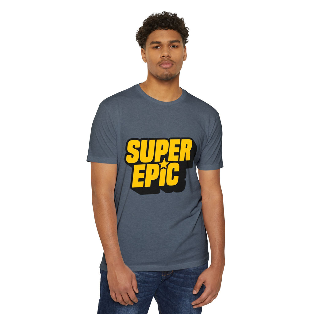 Super Epic T-Shirt — Bold Yellow Graphic Tee