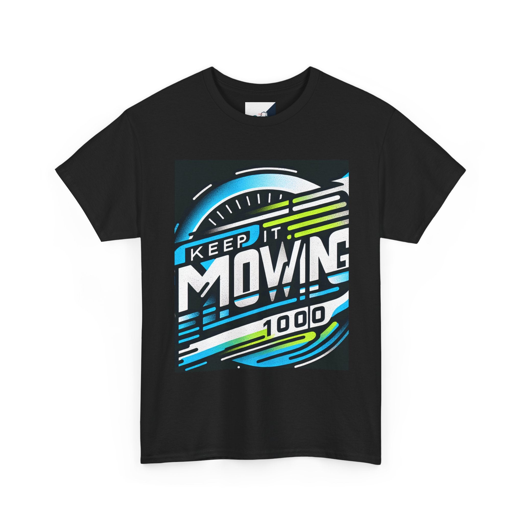Keep It Moving Unisex Heavy Cotton Tee | Motivational Graphic Shirt for Fitness Lovers, Casual Wear, Gift Idea, Workout Apparel, Team Spirit