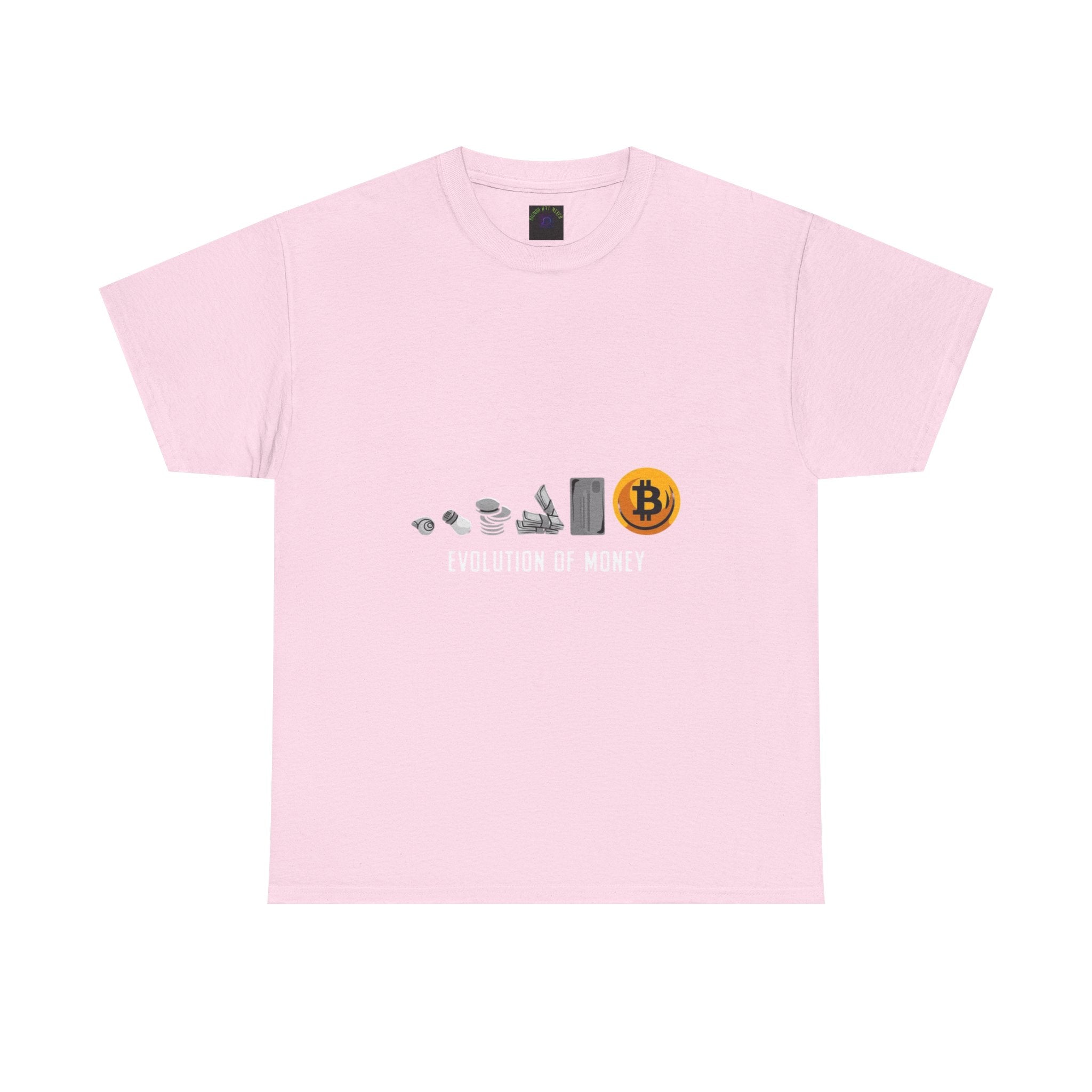 Bitcoin Evolution Tee — Cryptocurrency Mining Progress Graphic T‑Shirt