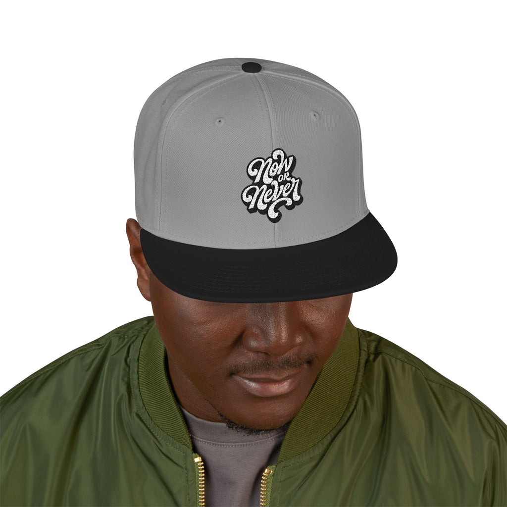 Embroidered Paw Print Snapback Hat — Streetwear Baseball Cap