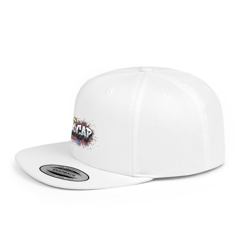Snapback Hat — 'No Cap' Graffiti Crown Streetwear Baseball Hat