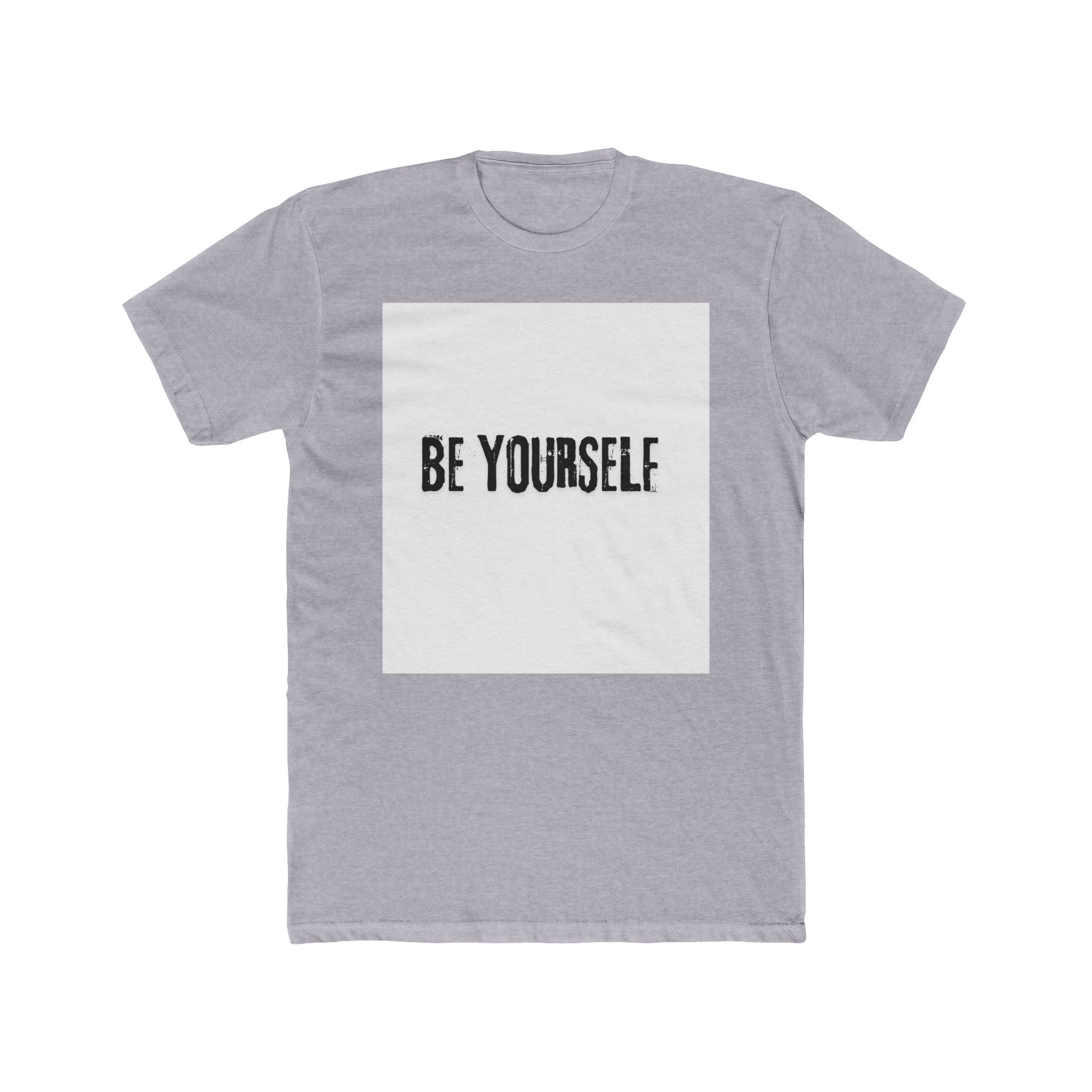 Be Yourself Unisex Cotton Crew Tee, Casual T-Shirt, Inspirational Gift, Everyday Wear, Self-Expression, Friendship Tees