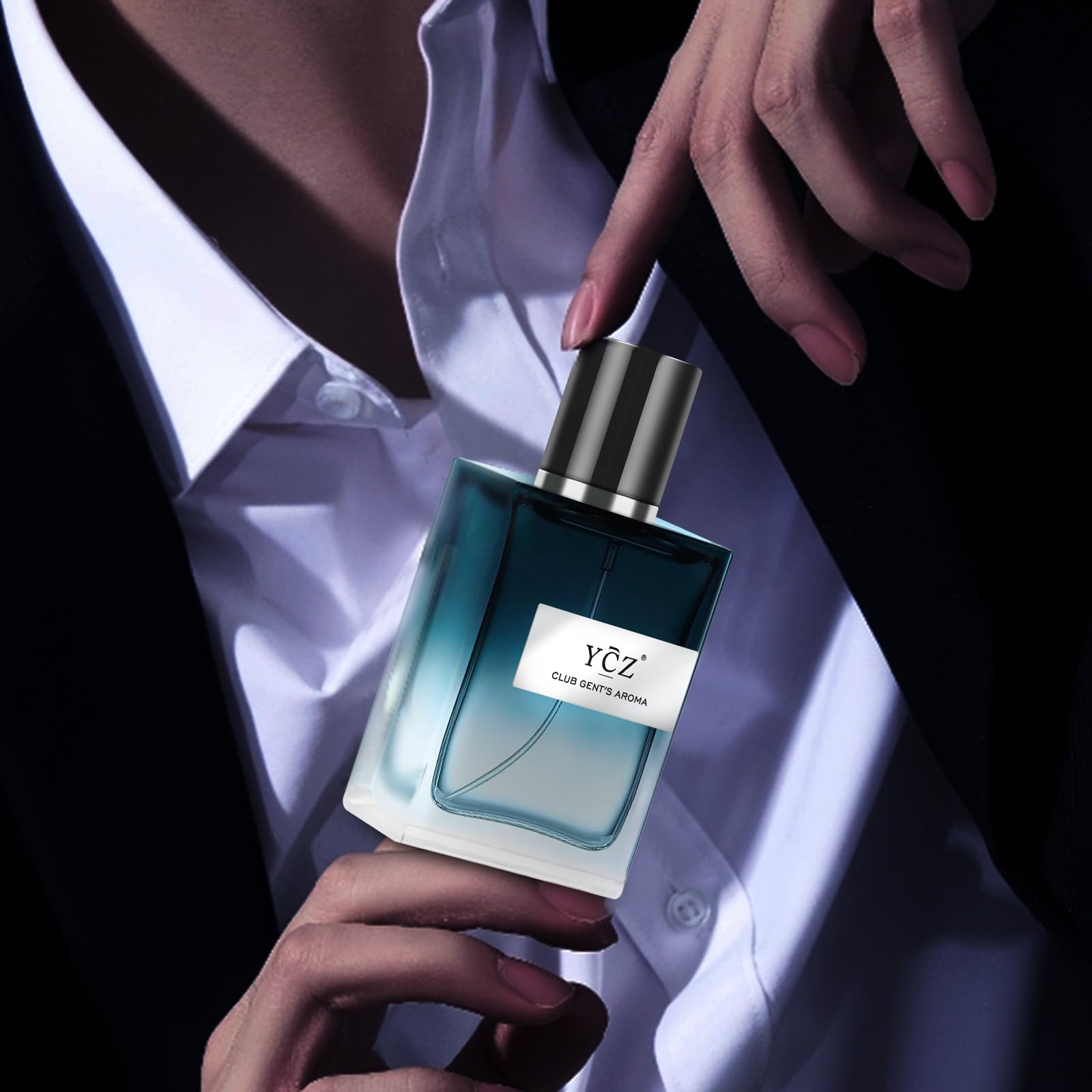 Ycz Charm Unfolds Marine Perfume for Men, 1.7 oz. Long Lasting Eau De Parfum Cologne For Men, Oriental Woody Fragrance - Ideal Special Occasions, Making it the Ideal gentlemen’s Gift