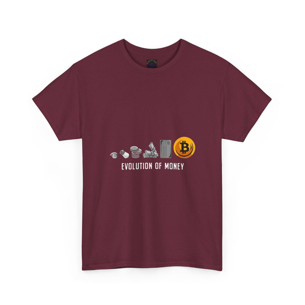 Bitcoin Evolution Tee — Cryptocurrency Mining Progress Graphic T‑Shirt