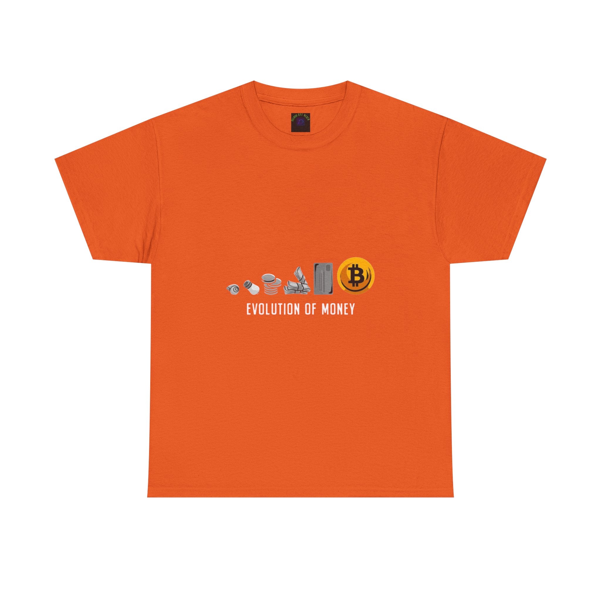 Bitcoin Evolution Tee — Cryptocurrency Mining Progress Graphic T‑Shirt