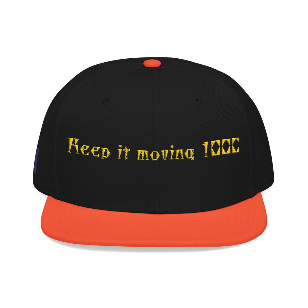 Embroidered Snapback Hat for Trendsetters, Casual Style, Streetwear, Hip Hop Fashion, Gift for Him/Her, Outdoor Adventures