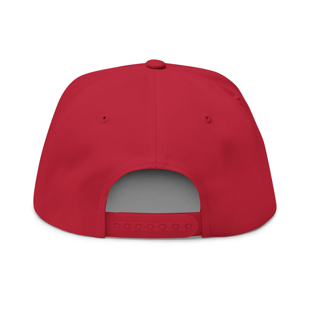 Flat Bill Cap — Colorful Graffiti “Give Thanks to the Most High” Embroidered Snapback