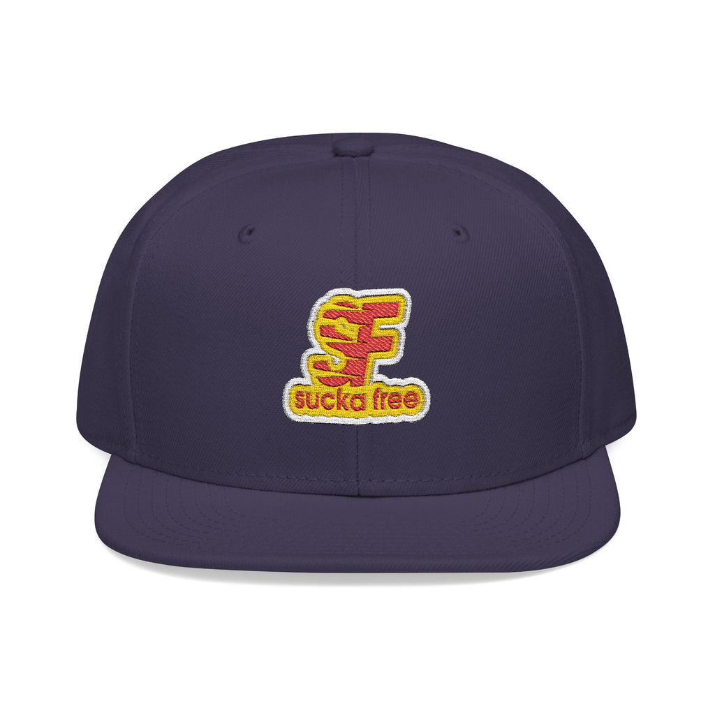 Embroidered Floral Letter 'E' Snapback Hat — Floral Initial Cap