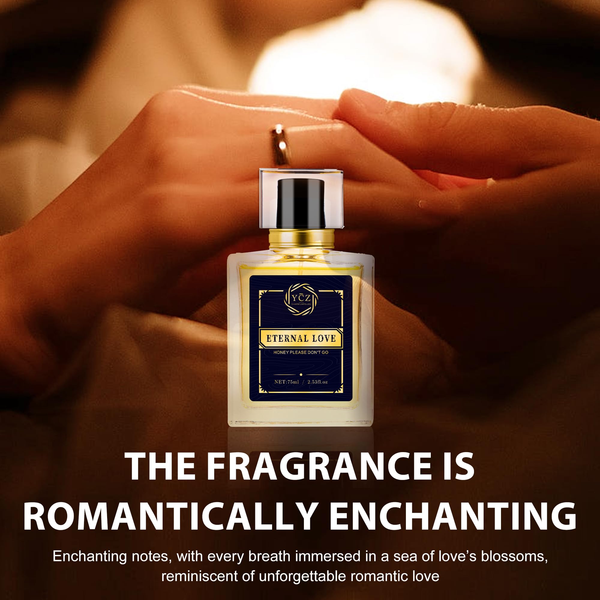 Ycz Charm Unfolds Marine Perfume for Men, 1.7 oz. Long Lasting Eau De Parfum Cologne For Men, Oriental Woody Fragrance - Ideal Special Occasions, Making it the Ideal gentlemen’s Gift